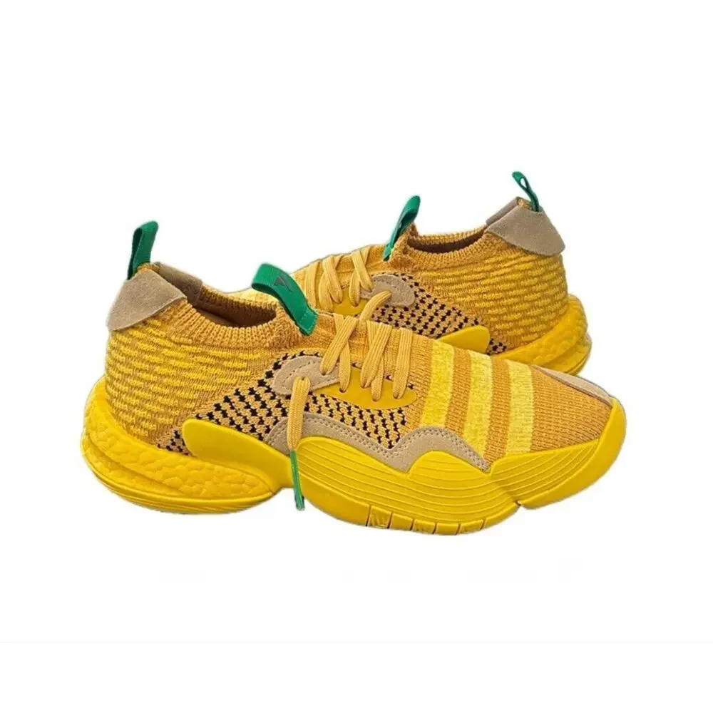 Adidas Trae Young 2 Hazy Yellow‎ Basketball Shoes Low Top Men's Size 8 IG4793